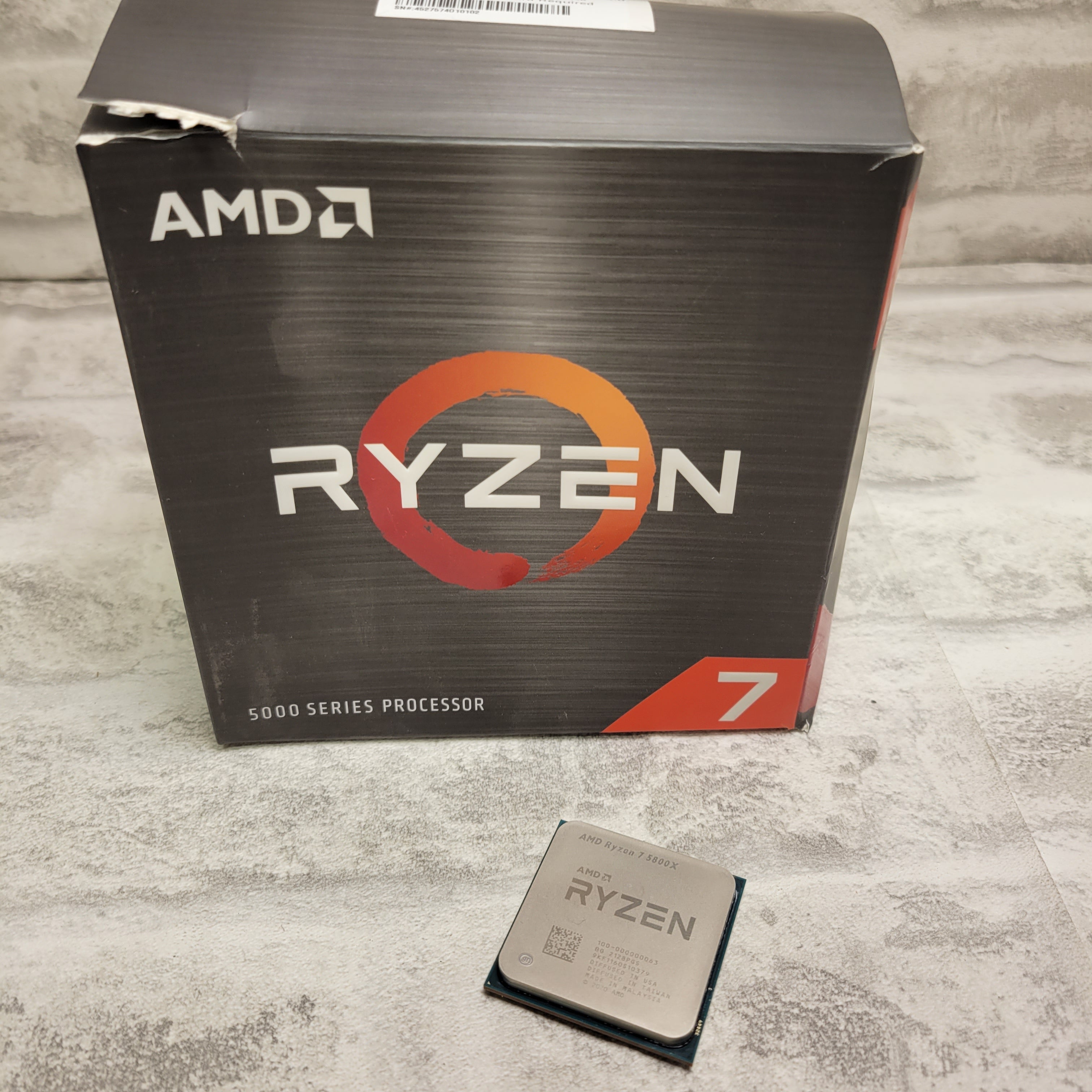 *BROKEN* AMD Ryzen 7 5800X 8-core, 16-Thread Desktop Processor (7735009247470)
